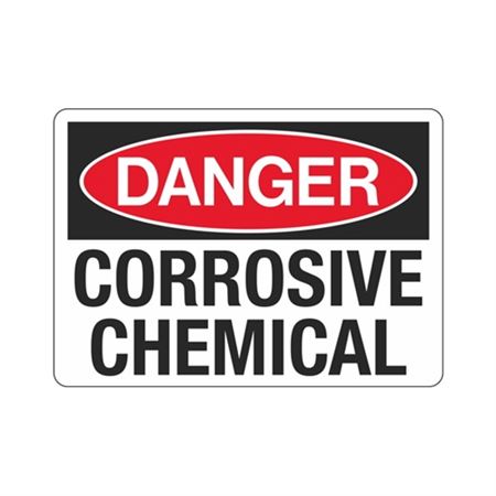 Danger Corrosive Sign